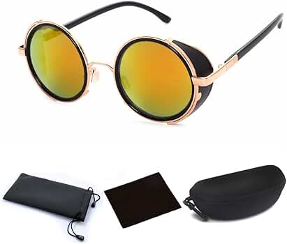 小物 GDC Round Sunglasses Nwowpl Rounded Polarized Glasses with Adjustable ND Filter 1